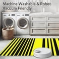 thumbnail image 5 of ODIKA 8'x10' Machine Washable Non-Slip Area Rug, Bold Stripes High Traffic Rug, Yellow, 47099, 5 of 7