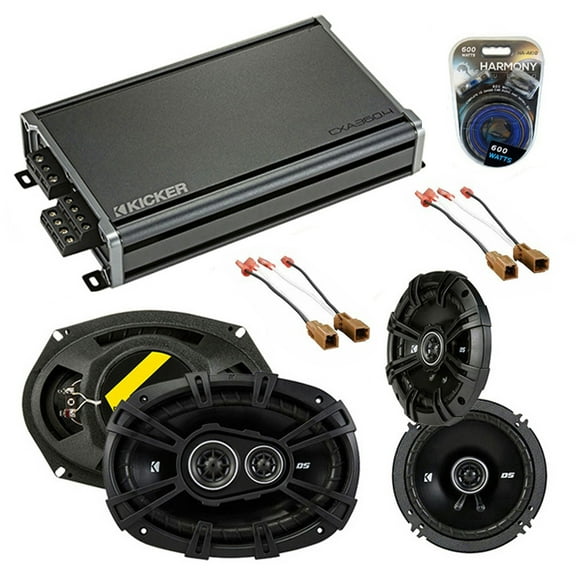 Fits Nissan Pathfinder 2005-2007 Speaker Upgrade Kicker DS Series & CXA360.4 Amp