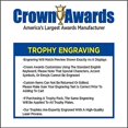 thumbnail image 3 of Awards Soccer Trophy for Kids Free Engraving Included, Personalized Black Lightning MVP Soccer Trophies Prime, 3 of 5
