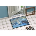thumbnail image 2 of Carolines Treasures JMK1001MAT Blue Heron Sailboats Dog River Bridge Door Mat Indoor Rug or Outdoor Welcome Mat 18x27, 2 of 4