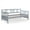 Grey, variant on Gymax Twin Size Wooden Slats Daybed Bed Sofa Support Platform Sturdy W/Rails Cherry