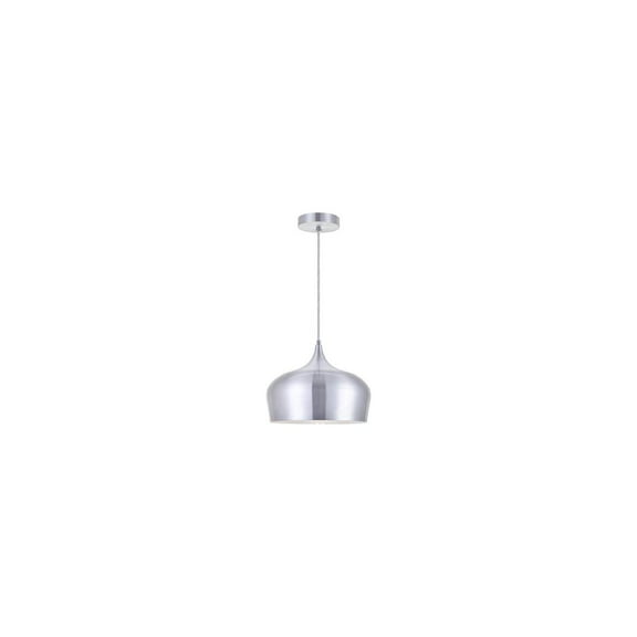 Living District Nora 1 Light Burnished Nickel Pendant