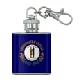 thumbnail image 1 of Kentucky State Flag Stainless Steel 1oz Mini Flask Key Chain, 1 of 3