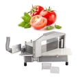 thumbnail image 1 of Cortador De Tomate Comercial Manual De Fruta De Verdura De Verdura Con Cuchillas De Acero Inoxidable Afilado Para Papas Zanahorias Pepinos Cebolla Calabacín, 1 of 7