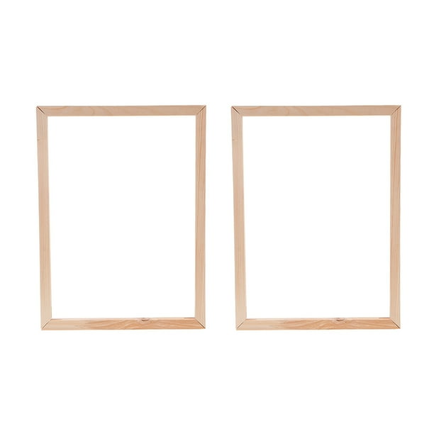 2 juegos de barras de camilla para el hogar, marco de pintura resistente al desgaste, marco de madera profesional
