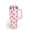 Pink, variant on 40oz Pink Bow Cherry Tumbler with Handle Straw and Lid Coquette Bowknot Cherries Travel Tumbler Coffee Cup for Women Friend Holiday Birthday
