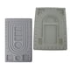 thumbnail image 1 of de de 2 piezas en tablero de abalorios Bandeja para manualidades de bricolaje con bandada gris, 1 of 9