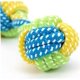 thumbnail image 5 of Juguetes de cuerda para perros pequeños, mandíbulas de perro, juguetes interactivos de algodón para masticar, nudos de cuerda de algodón y pelota para perros, cachorros JM, 5 of 5