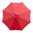 thumbnail image 1 of MesaSe Parasol de Patio Imperméable pour l'Extérieur, Parasol d'Extérieur Résistant aux UV, Parasols de Plage pour le Sable 10 X 6,5 Pi Brun, 1 of 2