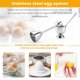 thumbnail image 5 of Egg Cracker Topper Set – Soft Hard Boiled Eggs Separator Tool – Include Spoons and Cups-Shell Remove, 5 of 5