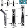 thumbnail image 2 of Enema Shower Kit with 3 Shower Heads & 150cm Silver Hose for Men - 3 Piece Bathroom Set, 2 of 5