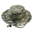 thumbnail image 1 of KAKOWELY Sombrero de pescador Boonie para senderismo, pesca y actividades al aire libre (Camuflaje ACU), 1 of 4