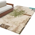 thumbnail image 2 of Rectangle Area Rug 3x5ft,Palm Tree Tropical Plant Stone Flower Washable Carpet Non-Slip Runner Accent Rugs Indoor Floor Mat for Bedroom Living Room Decor,Vintage Burlap Cotton, 2 of 9