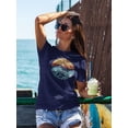 thumbnail image 2 of Lifes An Ocean Sail It Shaped T-Shirt Women -Image by Shutterstock, Female x-Large, 2 of 4