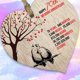 thumbnail image 2 of Placa De Madera Con Forma De Corazón Para 70 Aniversario De Boda, Letrero De Madera Clara, Recuerdo Para Celebrar El Aniversario De Platino, Esposa, Marido, Novio, Novia, Mamá, Papá, Placa Con Citas,, 2 of 5