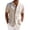 01-Khaki, variant on Ecqkame Men's Striped Print Shirts Turndown Collar Stretch Wrinkle Resistant Long Sleeve Button Down Dress Shirt Gray XL