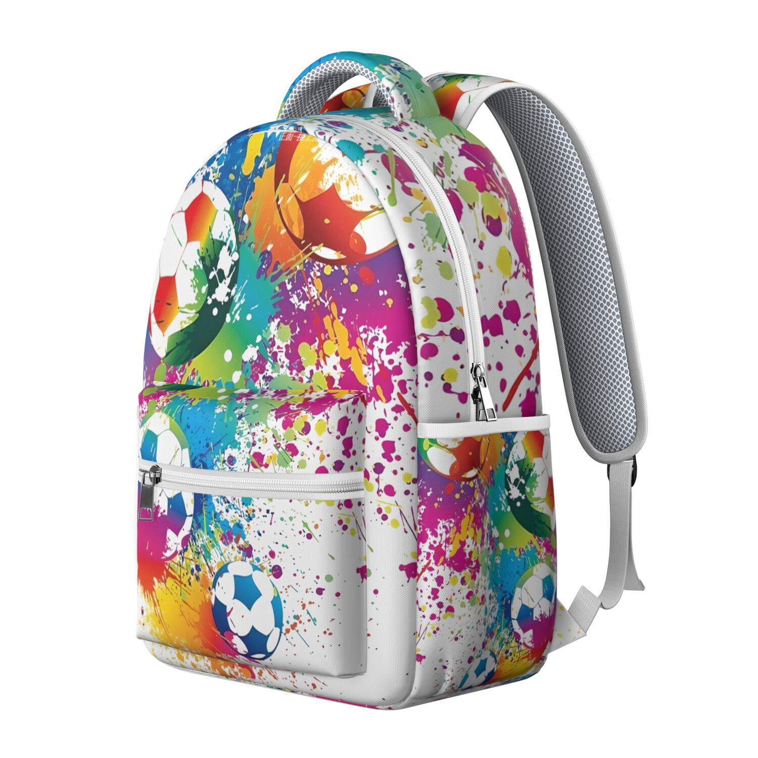 Sports-Themed School Backpack - Lightweight & Waterproof Bookbag for Tennis & Golf