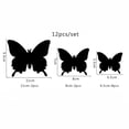 thumbnail image 3 of 12PCS Butterfly Wall Stickers, 3D Mirror Butterfly Decor for Home, Self-Adhesive Room Art for Bedroom, Living Room, Kitchen, DIY Wall Decals (S:6.5*5.5cm M:8*7cm L:11*9.5cm), 3 of 6