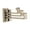 Nickel, variant on Alno A6885-PB/NL Luna 1" Wide Three Arm Pivoting Solid Brass Bathroom Robe / Towel Hook -
