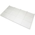 thumbnail image 5 of NicePackaging  12 Compartment White Leatherette Sorting Tray with Free-standing White Plastic Display Tray  For Sales / Showcase / Home / Store Use - 14.75" x 8.25" x 1", 5 of 7