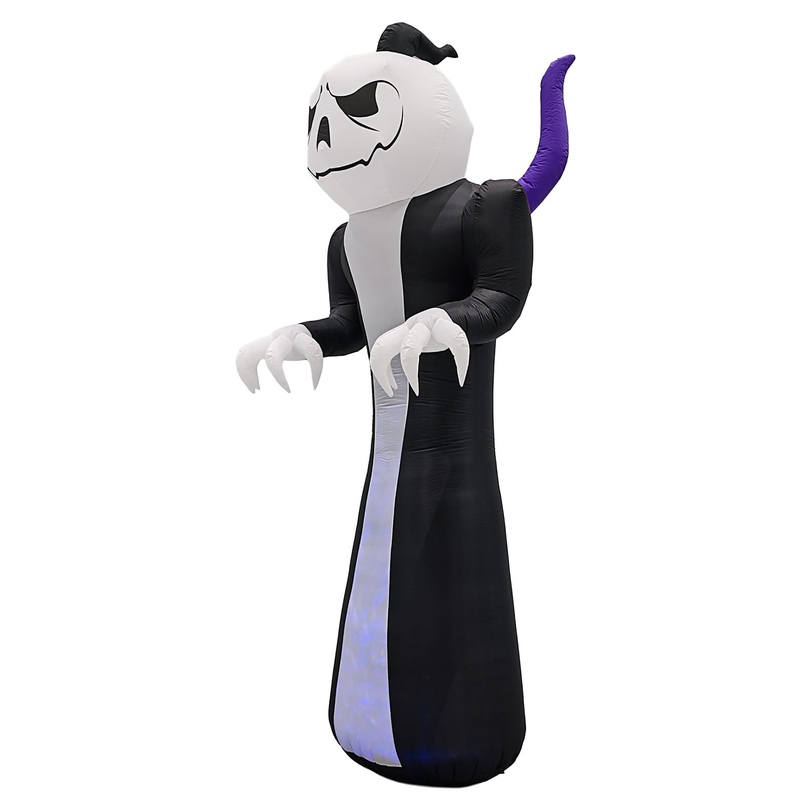 12FT Halloween Inflatable Grim Reaper with Jack-O-Lantern Pumpkin Head