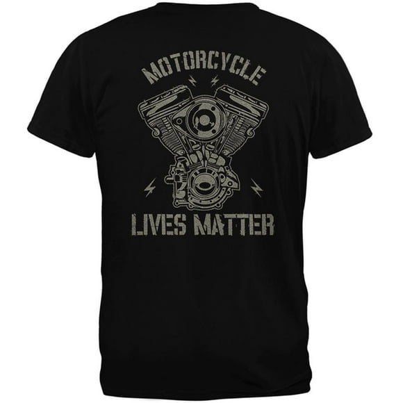 Motorcycle Lives Matter Mens Soft T Shirt