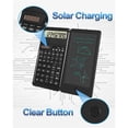 thumbnail image 4 of Calculadoras CientíFicas, Calculadora de Escritorio con Pantalla LCD de 12 DíGitos con Bloc de Notas, EnergíA Solar y BateríA Dual, 4 of 7