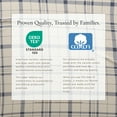 thumbnail image 4 of Great Bay Home 4-Piece 100% Turkish Cotton Flannel Sheet Set, Queen, Cool Plaid, 4 of 6