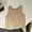 Khaki, variant on Toddler Cotton Linen Tank Top Solid Soft Sleeveless Undershirts Lightweight Baby Kids Loose Fit Comfy Summer Clothes