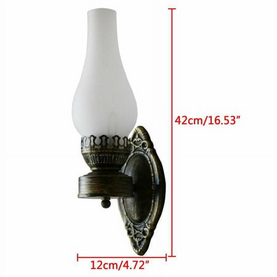 Industrial Wall Sconce with Glass