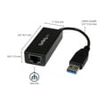 thumbnail image 3 of StarTech.com USB 3.0 to Gigabit Ethernet Adapter for Windows and Mac - 10/100/1000 NIC Network Converter - USB to RJ45 Gb Network Adapter for Laptop and Desktop Computers - USB Bus Powered, 3 of 5