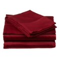 thumbnail image 1 of Microfiber Full Sheet Set Solid  Burgundy, 1 of 1