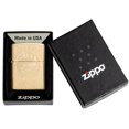 thumbnail image 5 of Zippo Fisherman Design High Polish Brass Pocket Lighter, 5 of 7