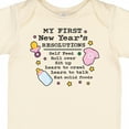 thumbnail image 4 of Inktastic My First New Years Resolutions with Baby Clip Art and Stars Girls Baby Bodysuit, 4 of 5