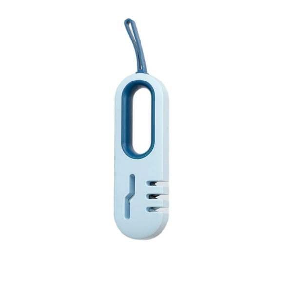 Portable Whetstone Kitchen Handheld Sharpener Reusable Professional Sharpening Stone Work Utilities Handheld BBQ Restaurant Grindstone Supplies Blue