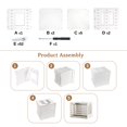thumbnail image 3 of 12x12-7 Tier File Scrapbook Paper Organizer for Desk, 3 of 3