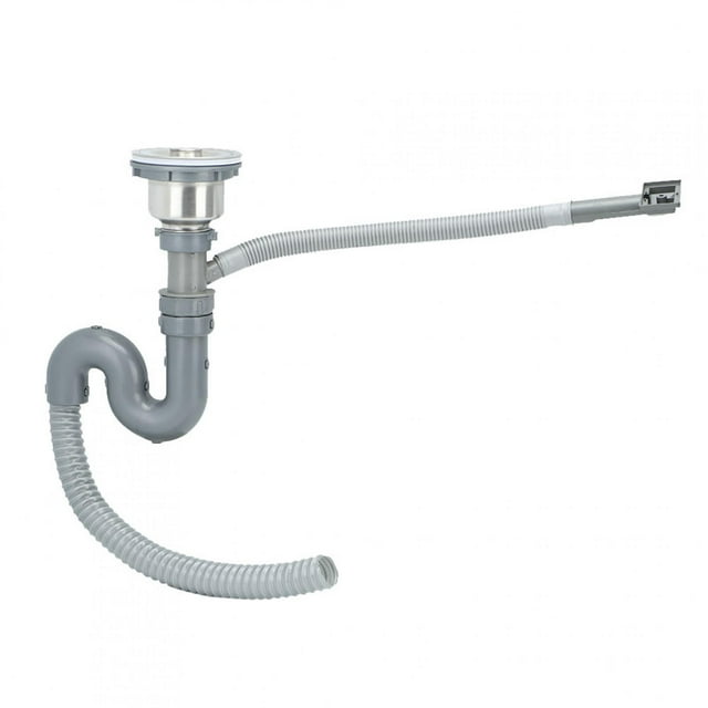 Escurridor de Agua individual Paravabo de Baño, de Acero inoxidable, Con Cubierta de Silicona para Lavar Platos Cómodamento
