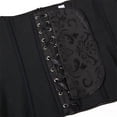 thumbnail image 4 of Women's Bustier Corset Top Lace Up Corsets Plus Size Floral Vintage Overbust Corset, 4 of 5
