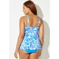 thumbnail image 2 of Swimsuits for All V-Neck Flowy Tankini Set, 2 of 5