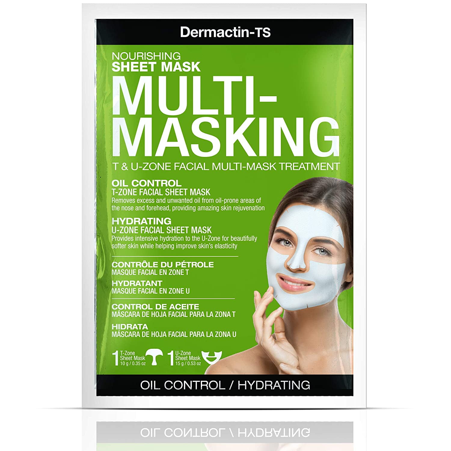 DermactinTS Multi Masking T&U Zone Facial Mask Treatment Oil Control