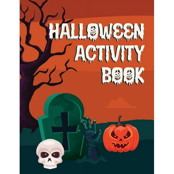 Halloween Activity Book: 30 Amazing Mazes, (Paperback)