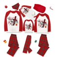 thumbnail image 3 of Pijama familiar a juego de Navidad, conjunto de pijamas grises con cruces de Santa Believe, 3 of 3
