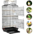 thumbnail image 5 of THJTDH Open Play Top Bird Cage Parakeet Cage with Slide-Out Tray for Small Parrot Budgies Finches Canaries Lovebirds, 5 of 7