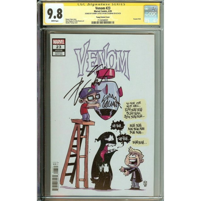 Venom #23 CGC SS 9.8 Firmado por Donny Cates y Ryan Stegman