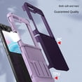 thumbnail image 5 of Electroplated Armor Hinge Integrated Phone Case for Samsung Galaxy Z Flip 5 4 3 Flip5 Flip4 Flip3 5G Hard Shell Protective Cover, 5 of 5