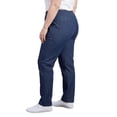 thumbnail image 5 of Turtle Bay New York Women's Lightweight Pull-On Stretch Denim Jeans, Elastic Waist Relaxed Fit Plus Sizes Available, 5 of 8