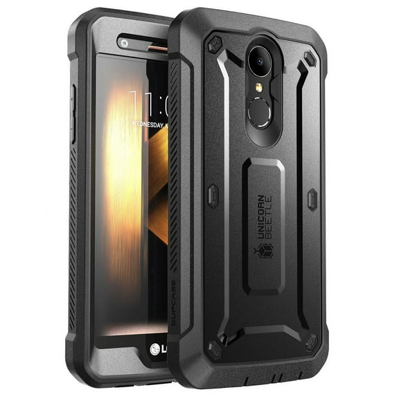 LG K20 Plus Case, SUPCASE [Unicorn Beetle PRO Series] Full-Body Rugged Holster Case with Built-in Screen Protector for LG K20 V/LG K20 Plus/LG Harmony/LG LV5/LG K10 2017 (Not Fit LG K10 2016) (Black)