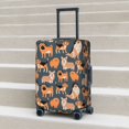 thumbnail image 6 of Susaid Corgi Collie Pug Print Elastic Washable Suitcase Cover with Hidden Zipper, Fits 18-32 Inch Luggage for Protection During Travel-Large, 6 of 7