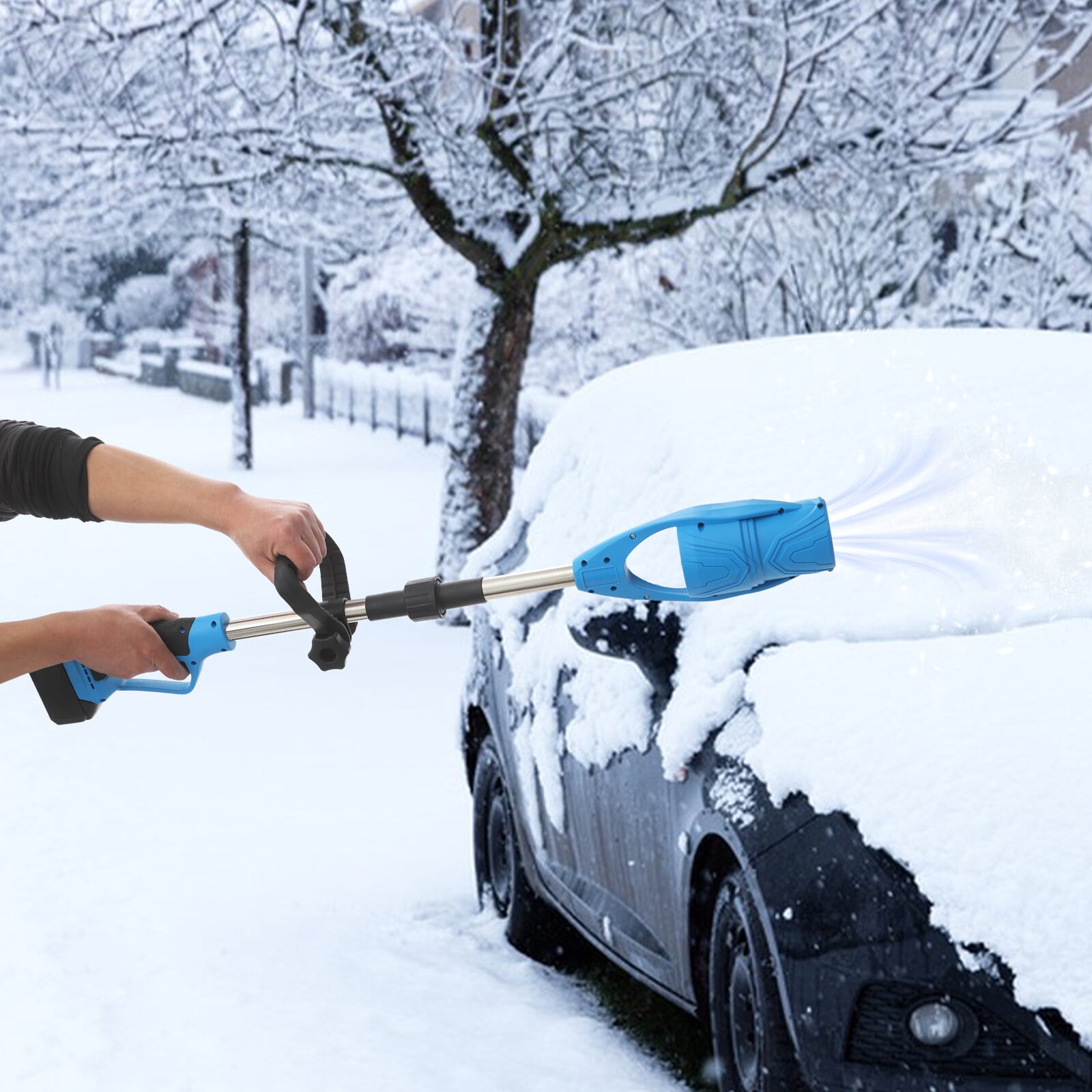 1 PCS  Cordless Leaf Blower, Lithium Battery Powered Leaf Blower, Electric Leaf Blower for Lawn Care