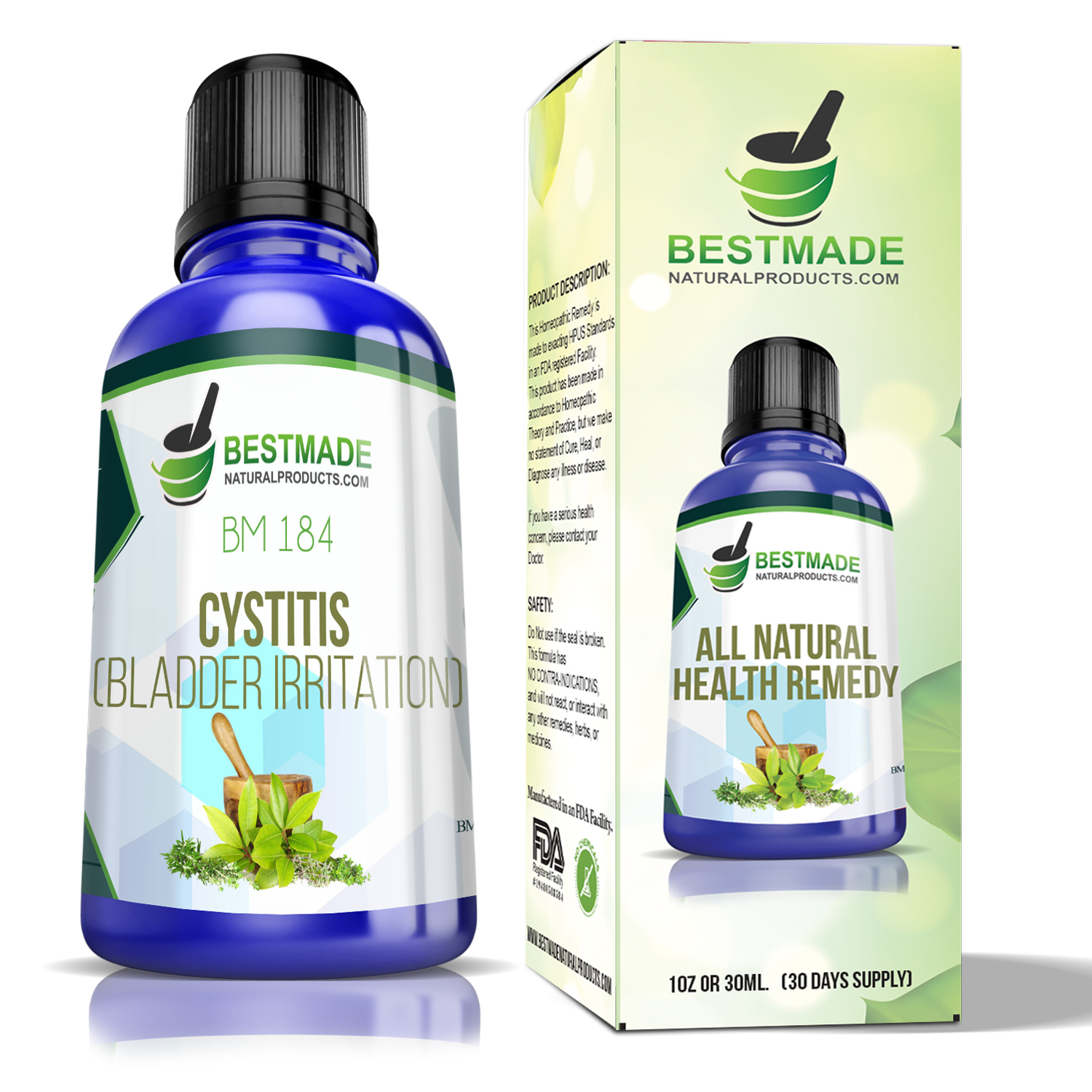 BestMade Natural Products Cystitis (Bladder Irritation) & Bladder